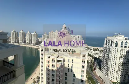 Apartment - 2 Bedrooms - 3 Bathrooms for rent in Viva West - Viva Bahriyah - The Pearl Island - Doha