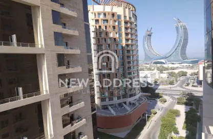 Apartment - 2 Bedrooms - 3 Bathrooms for rent in Y Tower 14 - Marina District - Lusail