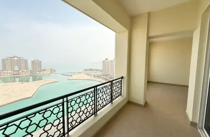 Apartment - 2 Bedrooms - 3 Bathrooms for rent in Viva West - Viva Bahriyah - The Pearl Island - Doha