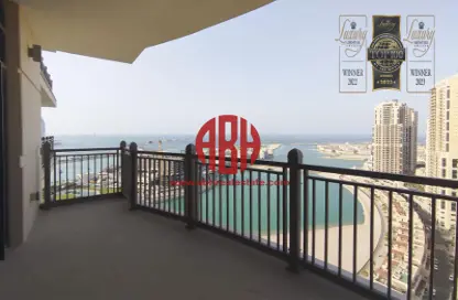 Apartment - 1 Bedroom - 1 Bathroom for rent in Tower 10 - Abraj Quartiers - The Pearl Island - Doha