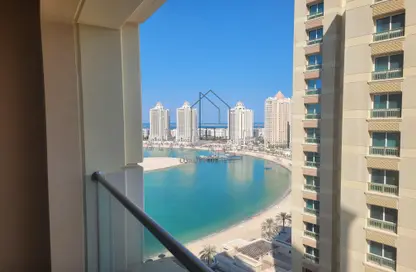 Apartment - 1 Bathroom for rent in Viva West - Viva Bahriyah - The Pearl Island - Doha