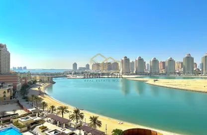 Apartment - 1 Bedroom - 2 Bathrooms for rent in Viva West - Viva Bahriyah - The Pearl Island - Doha