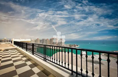 Penthouse - 4 Bedrooms - 5 Bathrooms for rent in Tower 2 - Viva Bahriyah - The Pearl Island - Doha