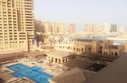 Apartment - 1 Bedroom - 2 Bathrooms for sale in Tower 7 (Ferrari Tower) - Porto Arabia - The Pearl Island - Doha