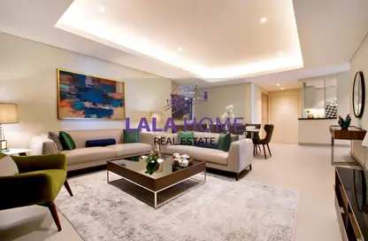 Apartment - 1 Bedroom - 2 Bathrooms for rent in Abraj Bay - Abraj Quartiers - The Pearl Island - Doha