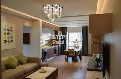 Apartment - 1 Bedroom - 2 Bathrooms for rent in Lusail Residence - Marina District - Lusail