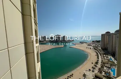 Apartment - 1 Bedroom - 2 Bathrooms for rent in Viva West - Viva Bahriyah - The Pearl Island - Doha