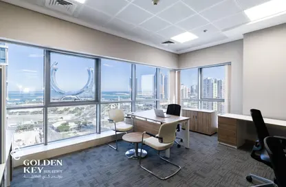 Office Space - Studio - 2 Bathrooms for rent in Marina Residences 195 - Marina District - Lusail