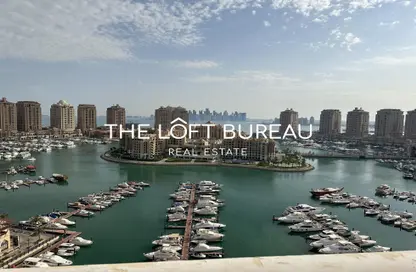 Apartment - 2 Bedrooms - 3 Bathrooms for sale in West Porto Drive - Porto Arabia - The Pearl Island - Doha