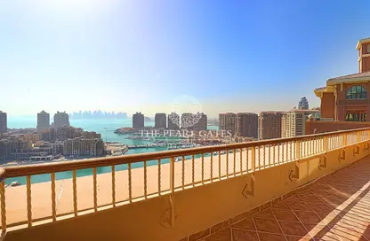 Balcony image for: Penthouse - 5 Bedrooms - 7 Bathrooms for sale in East Porto Drive - Porto Arabia - The Pearl Island - Doha, Image 1