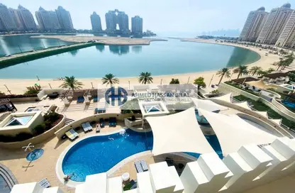 Apartment - 2 Bedrooms - 3 Bathrooms for rent in Bilal Pearl Suites - Viva Bahriyah - The Pearl Island - Doha