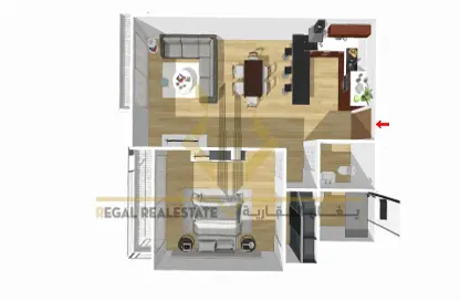 Apartment - 1 Bedroom - 2 Bathrooms for sale in Lusail City - Lusail