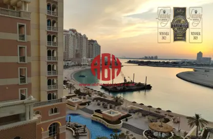 Apartment - 1 Bathroom for rent in Imperial Amber - Viva Bahriyah - The Pearl Island - Doha