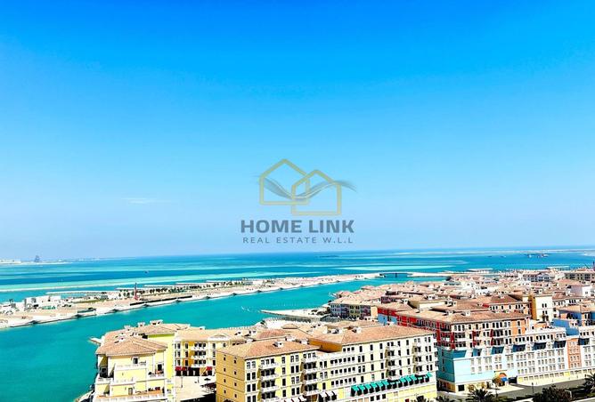 Apartment - 2 Bedrooms - 3 Bathrooms for rent in One Porto Arabia - Porto Arabia - The Pearl Island - Doha