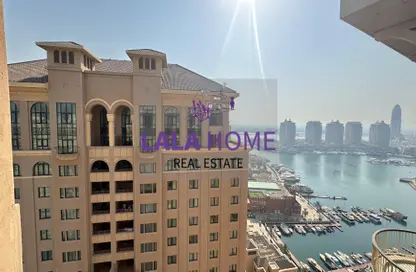 Apartment - 1 Bedroom - 2 Bathrooms for rent in East Porto Drive - Porto Arabia - The Pearl Island - Doha