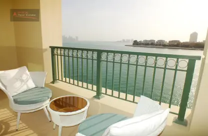 Balcony image for: Townhouse - 2 Bedrooms - 3 Bathrooms for rent in Tower 29 - Viva Bahriyah - The Pearl Island - Doha, Image 1