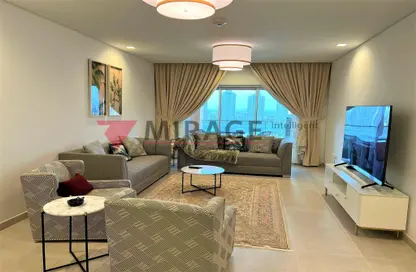 Apartment - 1 Bedroom - 2 Bathrooms for rent in Al Mutahidah Tower - Viva Bahriyah - The Pearl Island - Doha