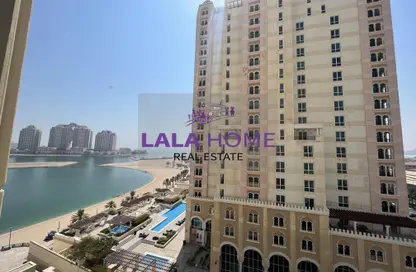 Apartment - 1 Bathroom for rent in Viva Central - Viva Bahriyah - The Pearl Island - Doha