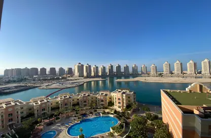 Apartment - 2 Bedrooms - 3 Bathrooms for rent in Tower 29 - Viva Bahriyah - The Pearl Island - Doha