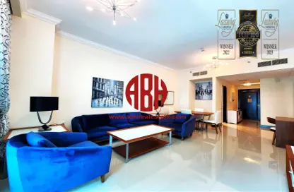 Apartment - 1 Bedroom - 2 Bathrooms for rent in Al Barjeel Tower - West Bay - West Bay - Doha