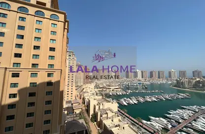 Apartment - 1 Bedroom - 2 Bathrooms for rent in East Porto Drive - Porto Arabia - The Pearl Island - Doha