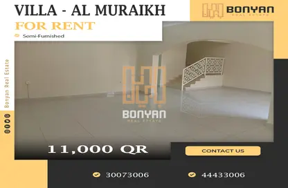 Villa - 4 Bedrooms - 4 Bathrooms for rent in Wadi Al Markh - Muraikh - AlMuraikh - Doha