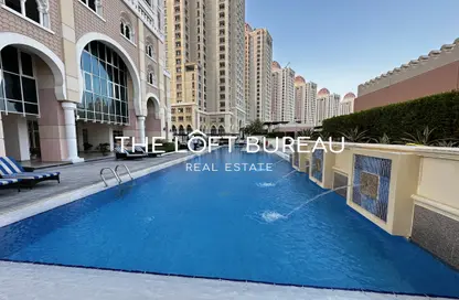 Apartment - 2 Bedrooms - 2 Bathrooms for rent in Viva East - Viva Bahriyah - The Pearl Island - Doha