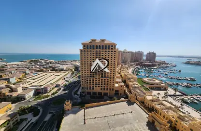 Apartment - 1 Bedroom - 2 Bathrooms for rent in Bab Al Riviera - Porto Arabia - The Pearl Island - Doha