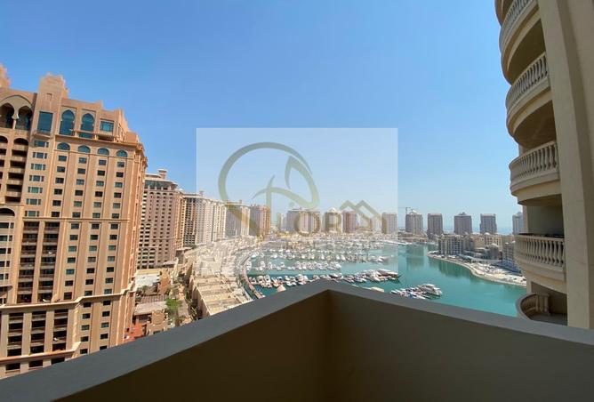 Apartment - 2 Bedrooms - 3 Bathrooms for rent in East Porto Drive - Porto Arabia - The Pearl Island - Doha