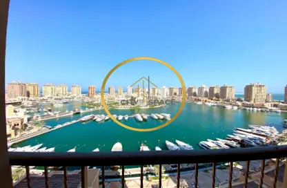 Apartment - 1 Bedroom - 2 Bathrooms for rent in East Porto Drive - Porto Arabia - The Pearl Island - Doha