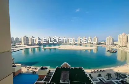 Apartment - 3 Bedrooms - 5 Bathrooms for rent in Viva West - Viva Bahriyah - The Pearl Island - Doha