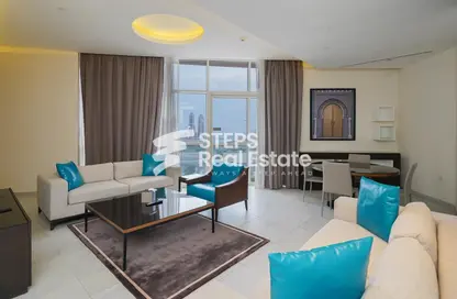 Apartment - 3 Bedrooms - 4 Bathrooms for rent in Lusail Residence - Marina District - Lusail