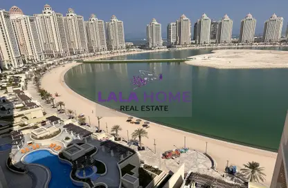 Apartment - 2 Bedrooms - 3 Bathrooms for rent in Viva West - Viva Bahriyah - The Pearl Island - Doha