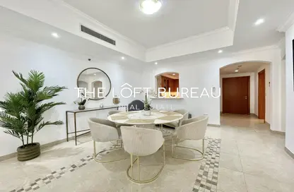 Apartment - 2 Bedrooms - 3 Bathrooms for sale in West Porto Drive - Porto Arabia - The Pearl Island - Doha