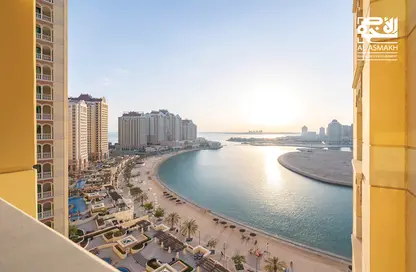 Apartment - Studio - 1 Bathroom for rent in Tower 19 - Viva Bahriyah - The Pearl Island - Doha