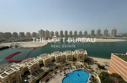 Apartment - 3 Bedrooms - 4 Bathrooms for rent in Viva West - Viva Bahriyah - The Pearl Island - Doha