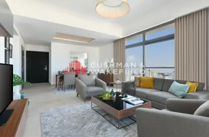 Apartment - 2 Bedrooms - 2 Bathrooms for rent in Le mirage corniche - Ras Abu Aboud - Doha