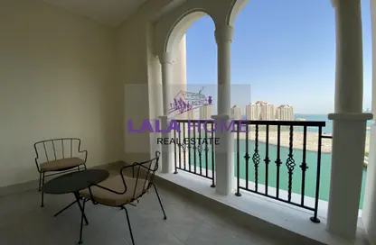 Apartment - 1 Bedroom - 2 Bathrooms for rent in Viva Central - Viva Bahriyah - The Pearl Island - Doha