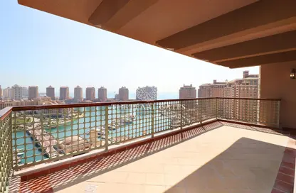 Apartment - 3 Bedrooms - 5 Bathrooms for rent in East Porto Drive - Porto Arabia - The Pearl Island - Doha