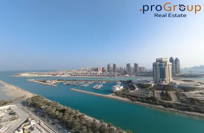 Apartment - 2 Bedrooms - 3 Bathrooms for rent in Lusail Residence - Marina District - Lusail