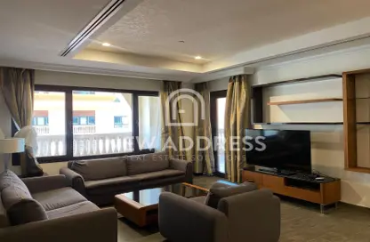 Apartment - 1 Bedroom - 2 Bathrooms for rent in Tower 13 - Porto Arabia - The Pearl Island - Doha