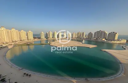 Apartment - 2 Bedrooms - 3 Bathrooms for rent in Viva West - Viva Bahriyah - The Pearl Island - Doha