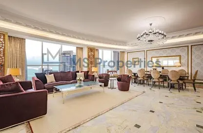 Apartment - 4 Bedrooms - 5 Bathrooms for rent in Dusit Hotel  and  Suites Doha - Diplomatic Street - West Bay - Doha