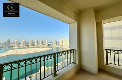 Apartment - 2 Bedrooms - 3 Bathrooms for rent in Viva West - Viva Bahriyah - The Pearl Island - Doha