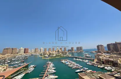 Apartment - 2 Bedrooms - 3 Bathrooms for sale in West Porto Drive - Porto Arabia - The Pearl Island - Doha