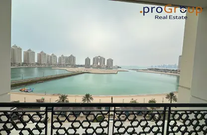 Apartment - 1 Bedroom - 1 Bathroom for rent in Viva West - Viva Bahriyah - The Pearl Island - Doha