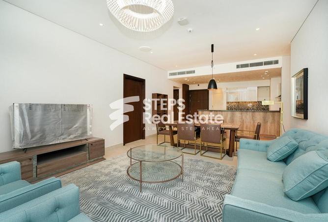 Apartment - 2 Bedrooms - 3 Bathrooms for rent in Lusail Residence - Marina District - Lusail