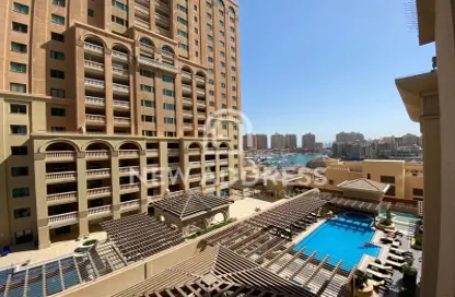 Apartment - 1 Bathroom for rent in West Porto Drive - Porto Arabia - The Pearl Island - Doha