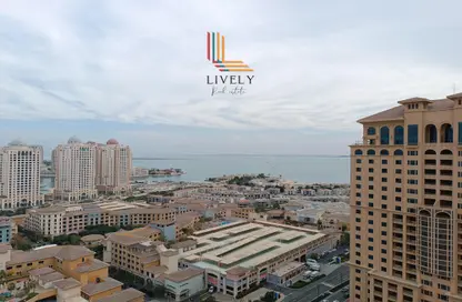 Apartment - 2 Bedrooms - 3 Bathrooms for rent in East Porto Drive - Porto Arabia - The Pearl Island - Doha