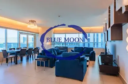 Apartment - 3 Bedrooms - 5 Bathrooms for rent in Navigation Tower - West Bay - West Bay - Doha